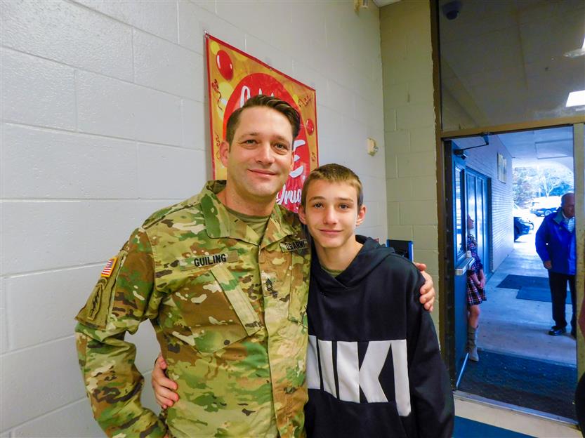 Students celebrate Veterans Day